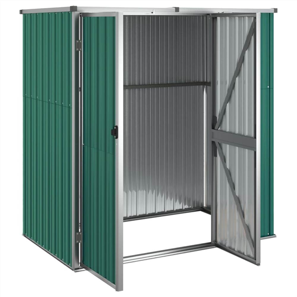 Garden Tool Shed Green 161x89x161 cm Galvanised Steel Garden Tool Shed Green 161x89x161 Cm Galvanised Steel -Room Garden Tool Shed Green 161x89x161 cm Galvanised Steel 516007 3