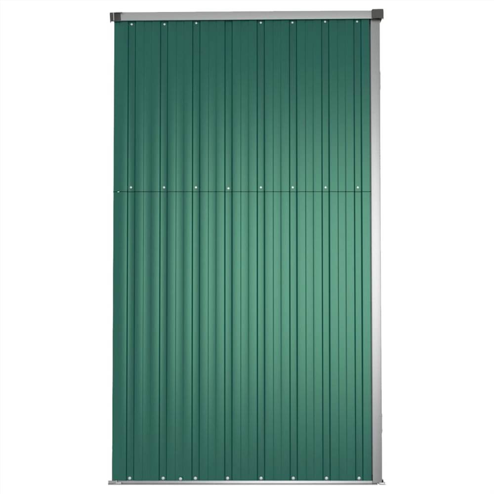 Garden Tool Shed Green 161x89x161 cm Galvanised Steel Garden Tool Shed Green 161x89x161 Cm Galvanised Steel -Room Garden Tool Shed Green 161x89x161 cm Galvanised Steel 516007 4