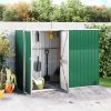Garden Tool Shed Green 225x89x161 Cm Galvanised Steel 2 Garden Tool Shed Green 225x89x161 Cm Galvanised Steel -Room Garden Tool Shed Green 225x89x161 cm Galvanised Steel 516015 0
