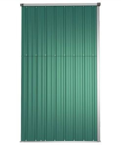Garden Tool Shed Green 225x89x161 Cm Galvanised Steel 6 Garden Tool Shed Green 225x89x161 Cm Galvanised Steel -Room Garden Tool Shed Green 225x89x161 cm Galvanised Steel 516015 4