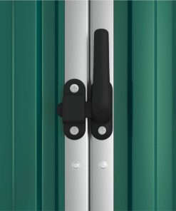 Garden Tool Shed Green 225x89x161 Cm Galvanised Steel 7 Garden Tool Shed Green 225x89x161 Cm Galvanised Steel -Room Garden Tool Shed Green 225x89x161 cm Galvanised Steel 516015 5