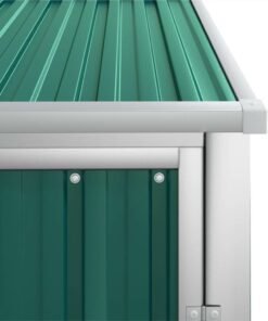 Garden Tool Shed Green 88x89x161 Cm Galvanised Steel -Room Garden Tool Shed Green 88x89x161 cm Galvanised Steel 516002 5