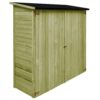Garden Tool Shed Impregnated Pinewood 182x76x175 Cm