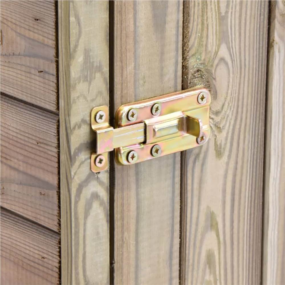 Garden Tool Shed with Door 77x37x178 cm Impregnated Pinewood Garden Tool Shed With Door 77x37x178 Cm Impregnated Pinewood -Room Garden Tool Shed with Door 77x37x178 cm Impregnated Pinewood 437161 1