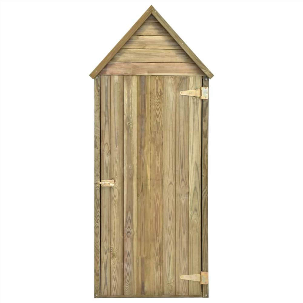 Garden Tool Shed with Door 77x37x178 cm Impregnated Pinewood Garden Tool Shed With Door 77x37x178 Cm Impregnated Pinewood -Room Garden Tool Shed with Door 77x37x178 cm Impregnated Pinewood 437161 3