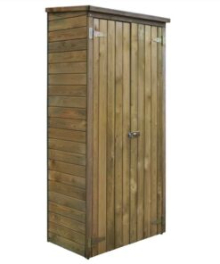 Garden Tool Storage Shed Pinewood 85x48x177 Cm