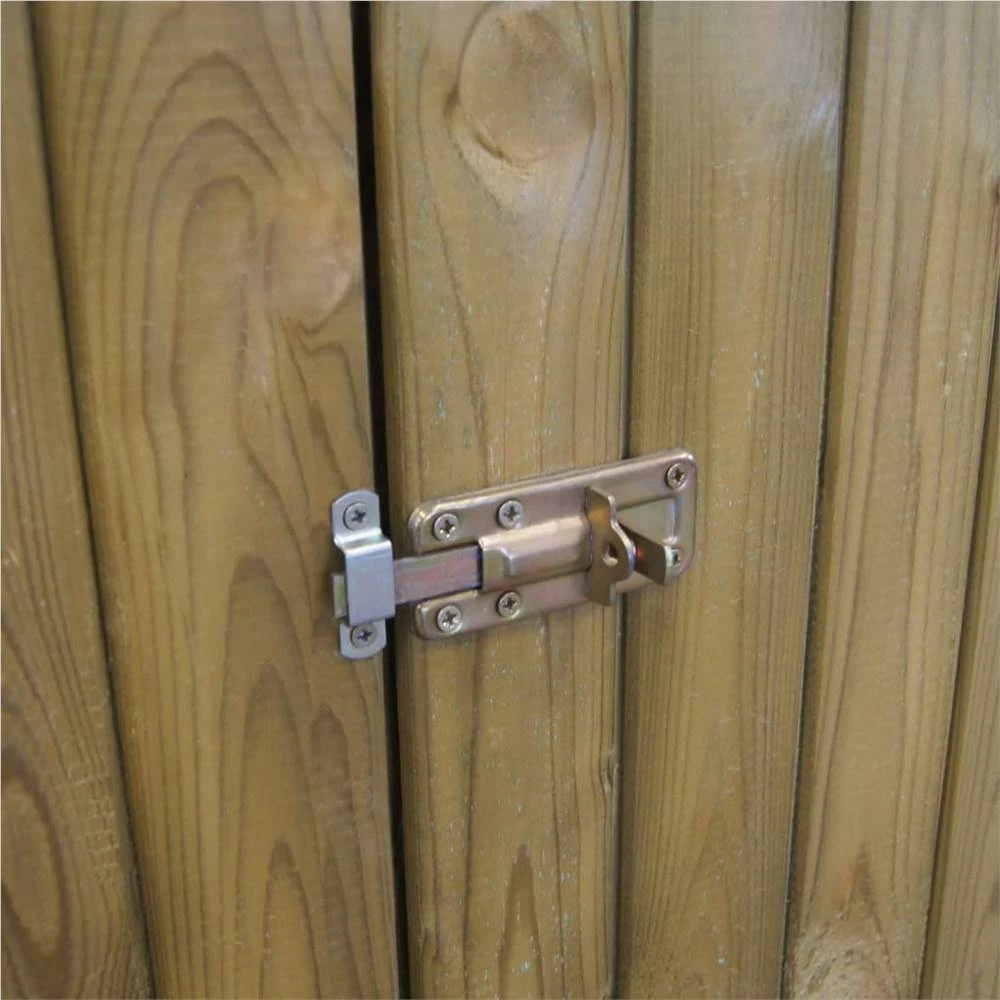 Garden Tool Storage Shed Pinewood 85x48x177 Cm - Image 2