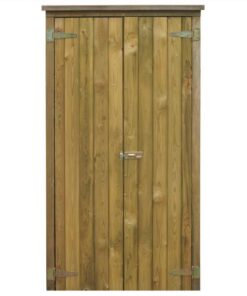 Garden Tool Storage Shed Pinewood 85x48x177 Cm -Room Garden Tool Storage Shed Pinewood 85x48x177 cm 442737 3