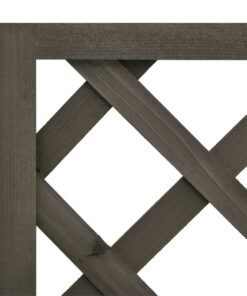 Garden Trellis Planter Grey 50x25x90 Cm Solid Firwood -Room Garden Trellis Planter Grey 50x25x90 cm Solid Firwood 457011 4