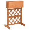 Garden Trellis Planter Orange 45x30x74 Cm Solid Firwood 2 Garden Trellis Planter Orange 45x30x74 Cm Solid Firwood -Room Garden Trellis Planter Orange 45x30x74 cm Solid Firwood 456899 0