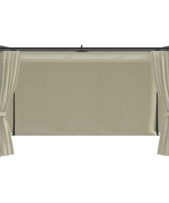 Gazebo 4x3 M Cream -Room Gazebo 4x3 m Cream 516137 2