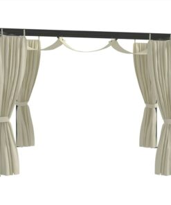 Gazebo 4x3 M Cream -Room Gazebo 4x3 m Cream 516137 3