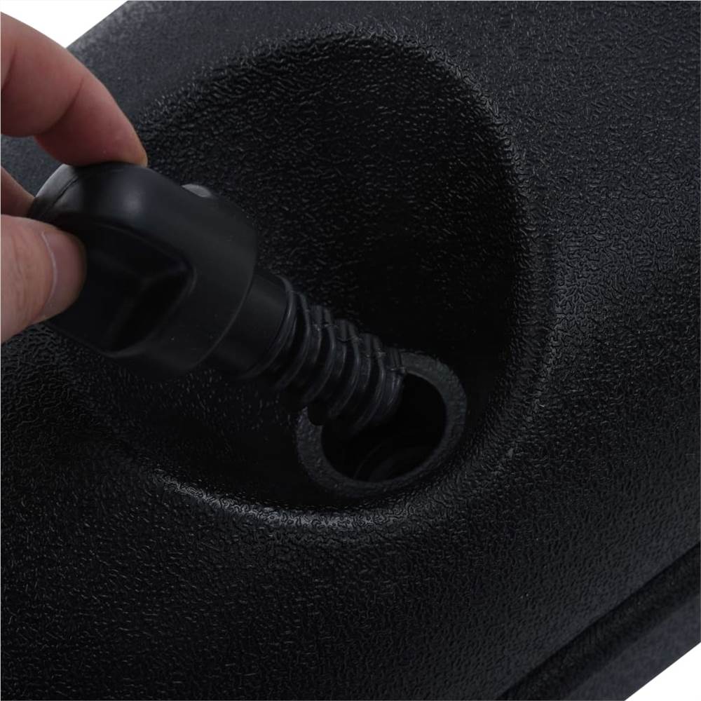 Gazebo Weights 4 pcs PE Black Gazebo Weights 4 Pcs PE Black -Room Gazebo Weights 4 pcs PE Black 437164 1