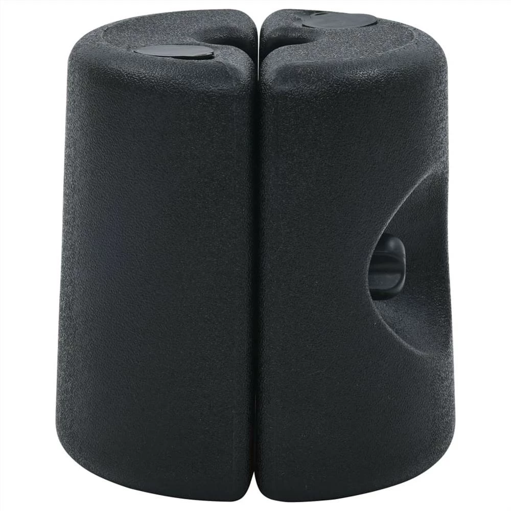 Gazebo Weights 4 Pcs PE Black - Image 5