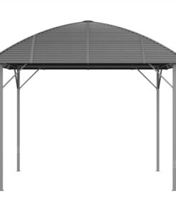 Gazebo With Arch Roof 3x3 M Anthracite 4 Gazebo With Arch Roof 3x3 M Anthracite -Room Gazebo with Arch Roof 3x3 m Anthracite 516129 2