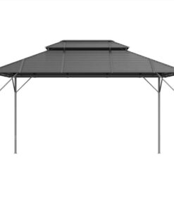Gazebo With Double Roof 3x4 M Anthracite -Room Gazebo with Double Roof 3x4 m Anthracite 513428 2