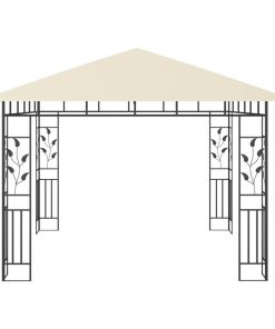 Gazebo With Mosquito Net 3x3x2.73 M Cream 180 G/m² -Room Gazebo with Mosquito Net 3x3x2 73 m Cream 180 g m 442625 3