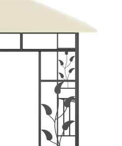 Gazebo With Mosquito Net 3x3x2.73 M Cream 180 G/m² -Room Gazebo with Mosquito Net 3x3x2 73 m Cream 180 g m 442625 4