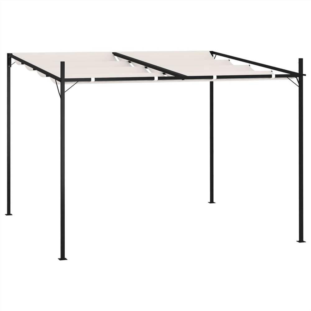 Gazebo with Retractable Roof 300x300x233 cm Cream Gazebo With Retractable Roof 300x300x233 Cm Cream -Room Gazebo with Retractable Roof 300x300x233 cm Cream 466088 0