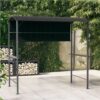 Gazebo With Roof 220x110x200 Cm Anthracite