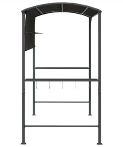 Gazebo With Roof 220x110x200 Cm Anthracite -Room Gazebo with Roof 220x110x200 cm Anthracite 516378 3