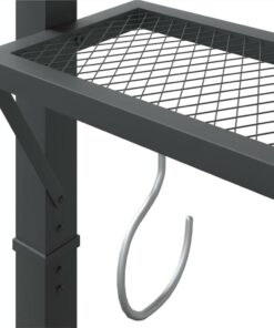 Gazebo With Roof 220x110x200 Cm Anthracite -Room Gazebo with Roof 220x110x200 cm Anthracite 516378 5