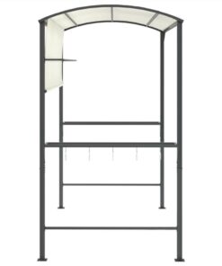 Gazebo With Roof 220x110x200 Cm Cream 5 Gazebo With Roof 220x110x200 Cm Cream -Room Gazebo with Roof 220x110x200 cm Cream 516357 3