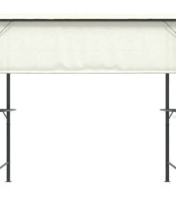 Gazebo With Roof 220x110x200 Cm Cream 6 Gazebo With Roof 220x110x200 Cm Cream -Room Gazebo with Roof 220x110x200 cm Cream 516357 4