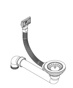 Granite Kitchen Sink Single Basin Grey -Room Granite Kitchen Sink Single Basin Grey 433191 3