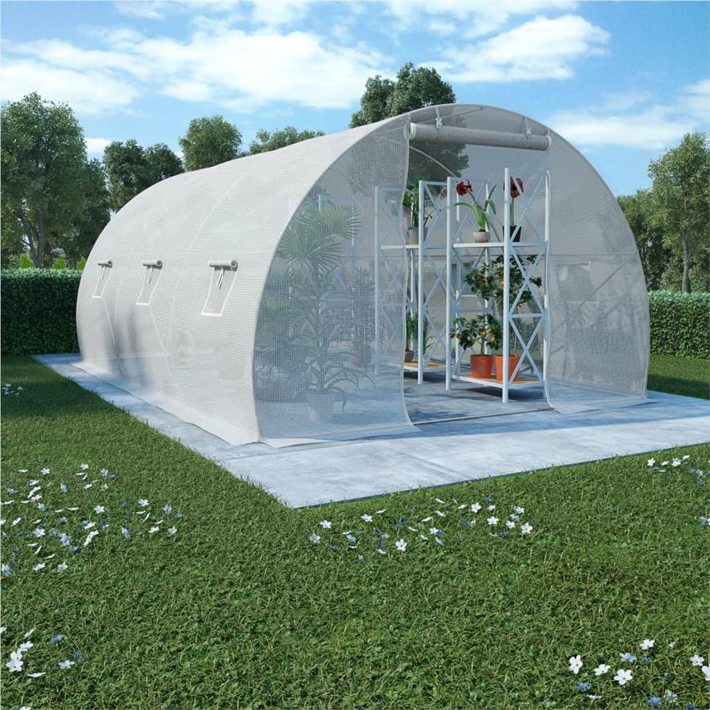 Greenhouse 13.5m² 450x300x200 cm Greenhouse 13.5m² 450x300x200 Cm -Room Greenhouse 13 5m 450x300x200 cm 454420 0