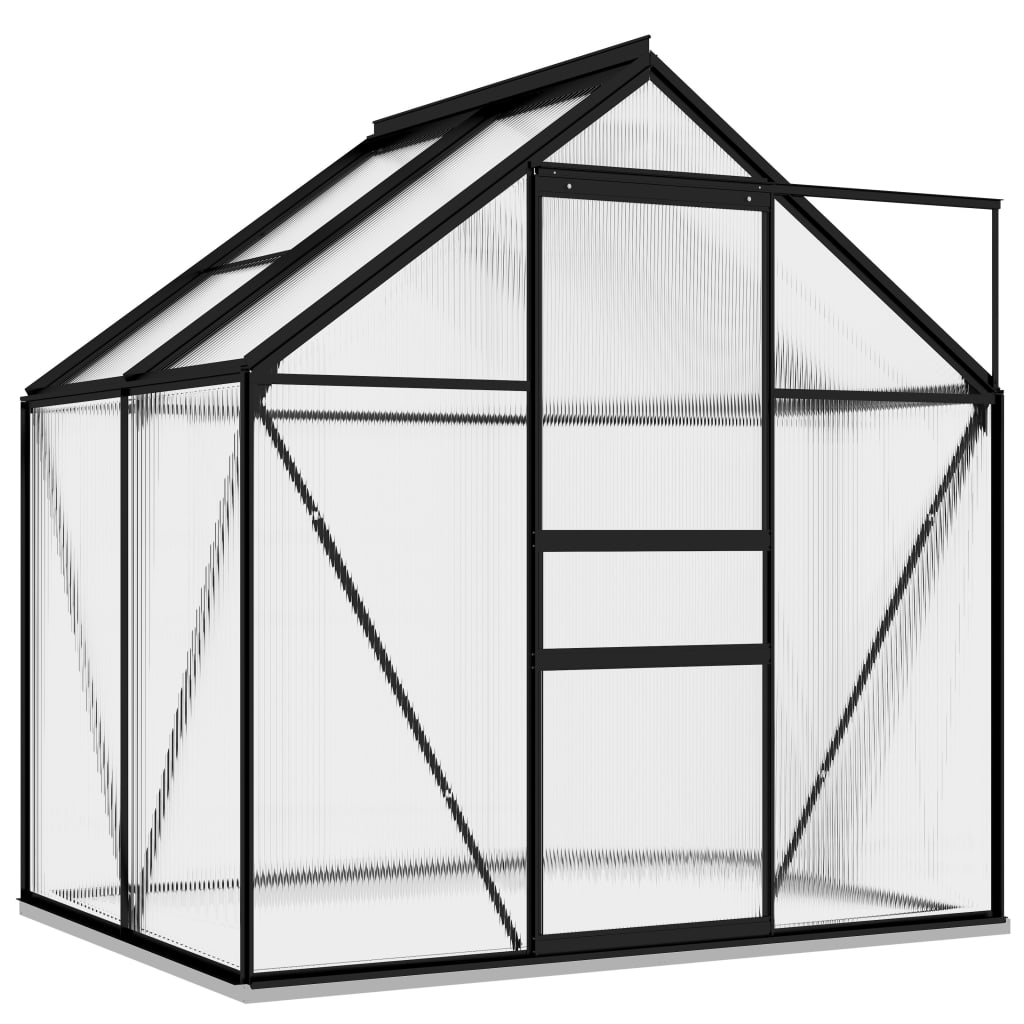 Greenhouse Anthracite Aluminium 2.47 m² Greenhouse Anthracite Aluminium 2.47 M² -Room Greenhouse Anthracite Aluminium 2 47 m 433251 1