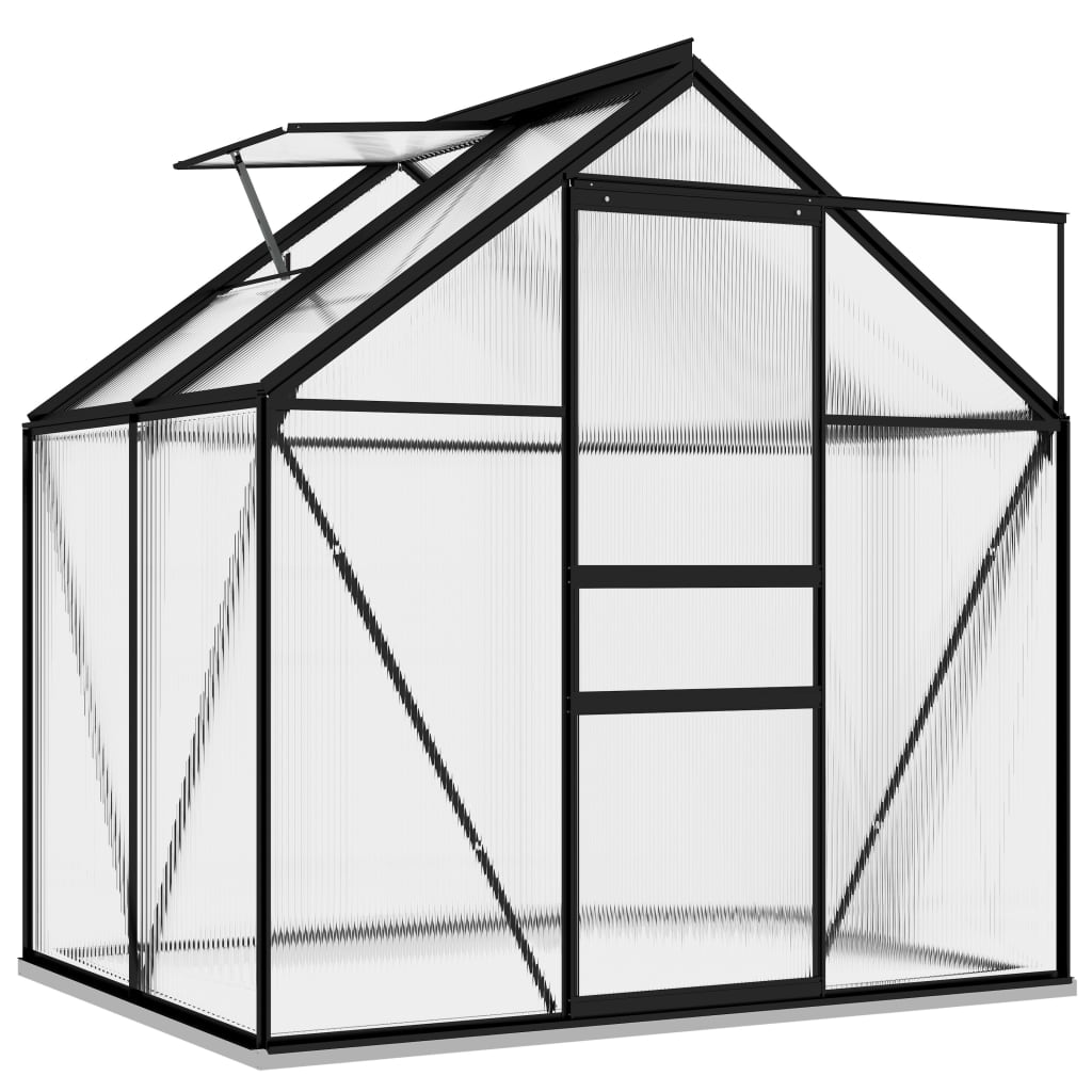 Greenhouse Anthracite Aluminium 2.47 m² Greenhouse Anthracite Aluminium 2.47 M² -Room Greenhouse Anthracite Aluminium 2 47 m 433251 2