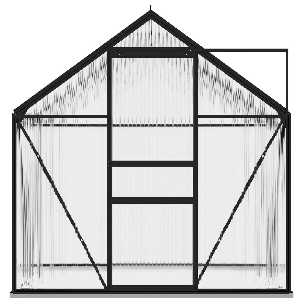 Greenhouse Anthracite Aluminium 2.47 m² Greenhouse Anthracite Aluminium 2.47 M² -Room Greenhouse Anthracite Aluminium 2 47 m 433251 3