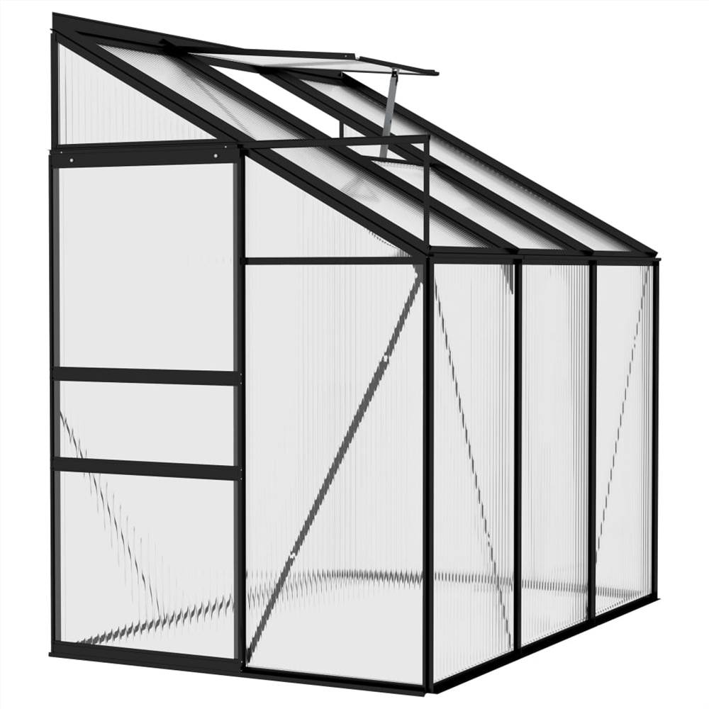 Greenhouse Anthracite Aluminium 3.8 m³ Greenhouse Anthracite Aluminium 3.8 M³ -Room Greenhouse Anthracite Aluminium 3 8 m 465244 2