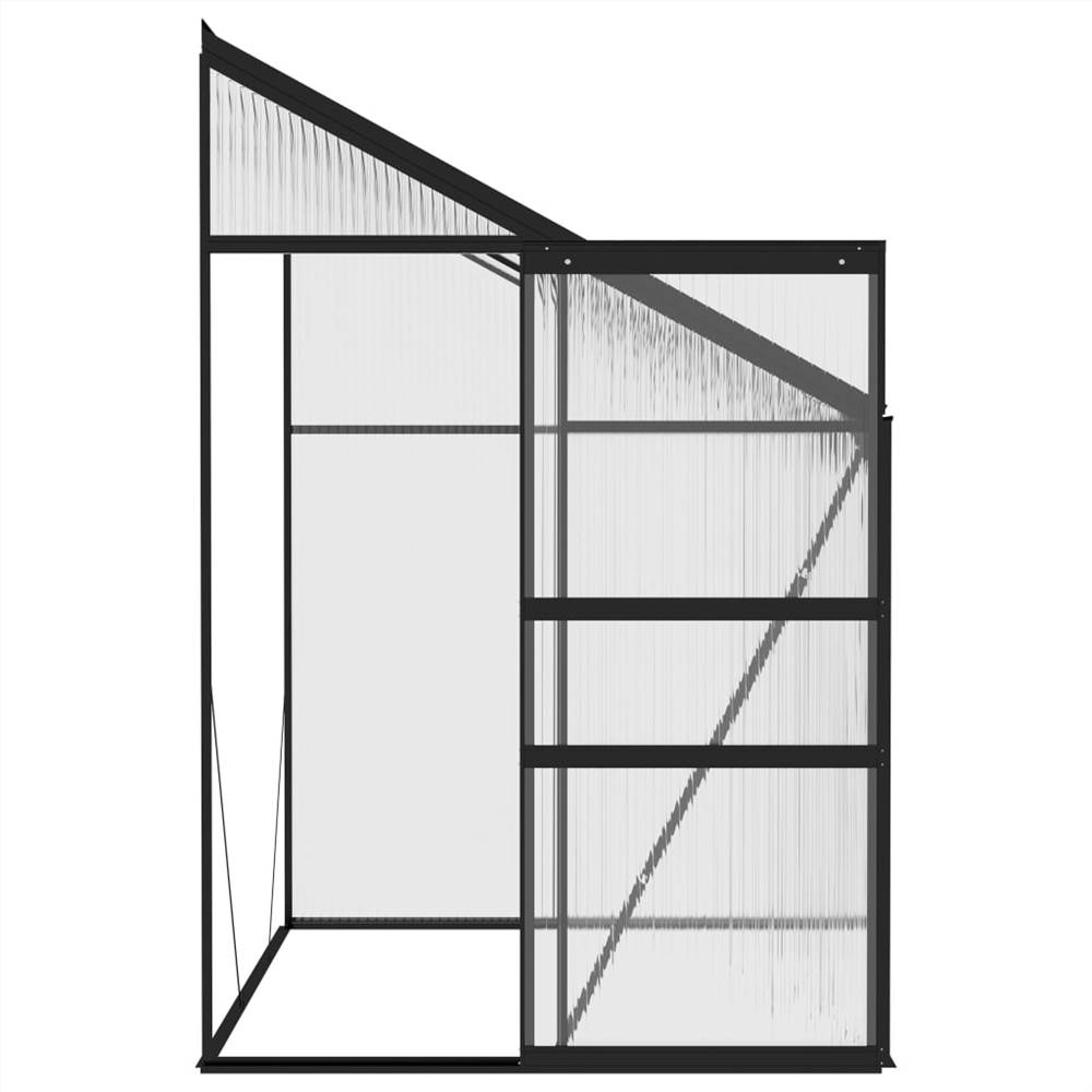 Greenhouse Anthracite Aluminium 3.8 m³ Greenhouse Anthracite Aluminium 3.8 M³ -Room Greenhouse Anthracite Aluminium 3 8 m 465244 4