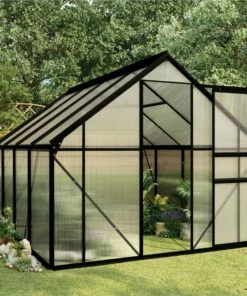 Greenhouse Anthracite Aluminium 4.75 M²