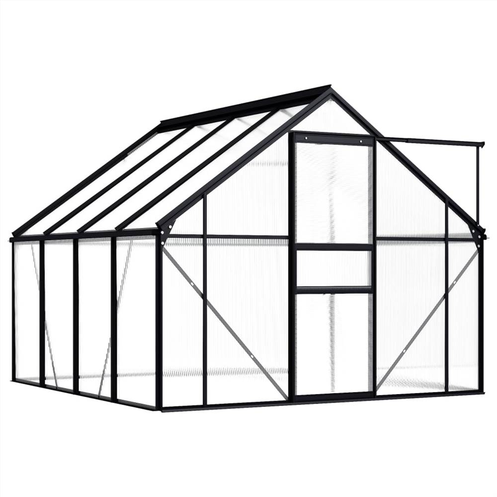 Greenhouse Anthracite Aluminium 4.75 m² Greenhouse Anthracite Aluminium 4.75 M² -Room Greenhouse Anthracite Aluminium 4 75 m 446561 1