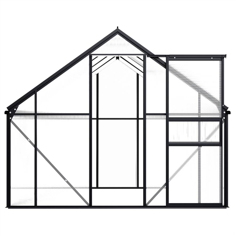 Greenhouse Anthracite Aluminium 4.75 m² Greenhouse Anthracite Aluminium 4.75 M² -Room Greenhouse Anthracite Aluminium 4 75 m 446561 3