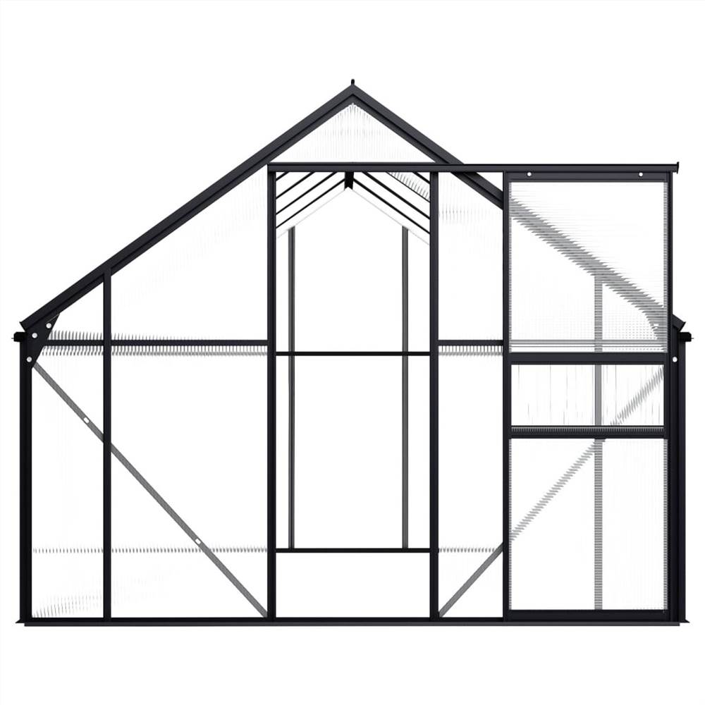 Greenhouse Anthracite Aluminium 5.89 m² Greenhouse Anthracite Aluminium 5.89 M² -Room Greenhouse Anthracite Aluminium 5 89 m 438964 3