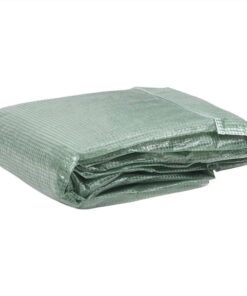 Greenhouse Replacement Cover (18 M²) 300x600x200 Cm Green -Room Greenhouse Replacement Cover 18 m 300x600x200 cm Green 472428 1