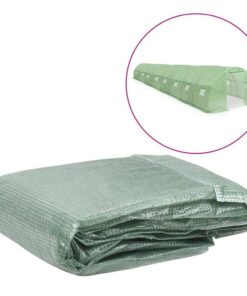 Greenhouse Replacement Cover (36 M²) 300x1200x200 Cm Green