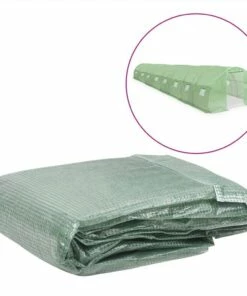 Greenhouse Replacement Cover (36 M²) 300x1200x200 Cm Green