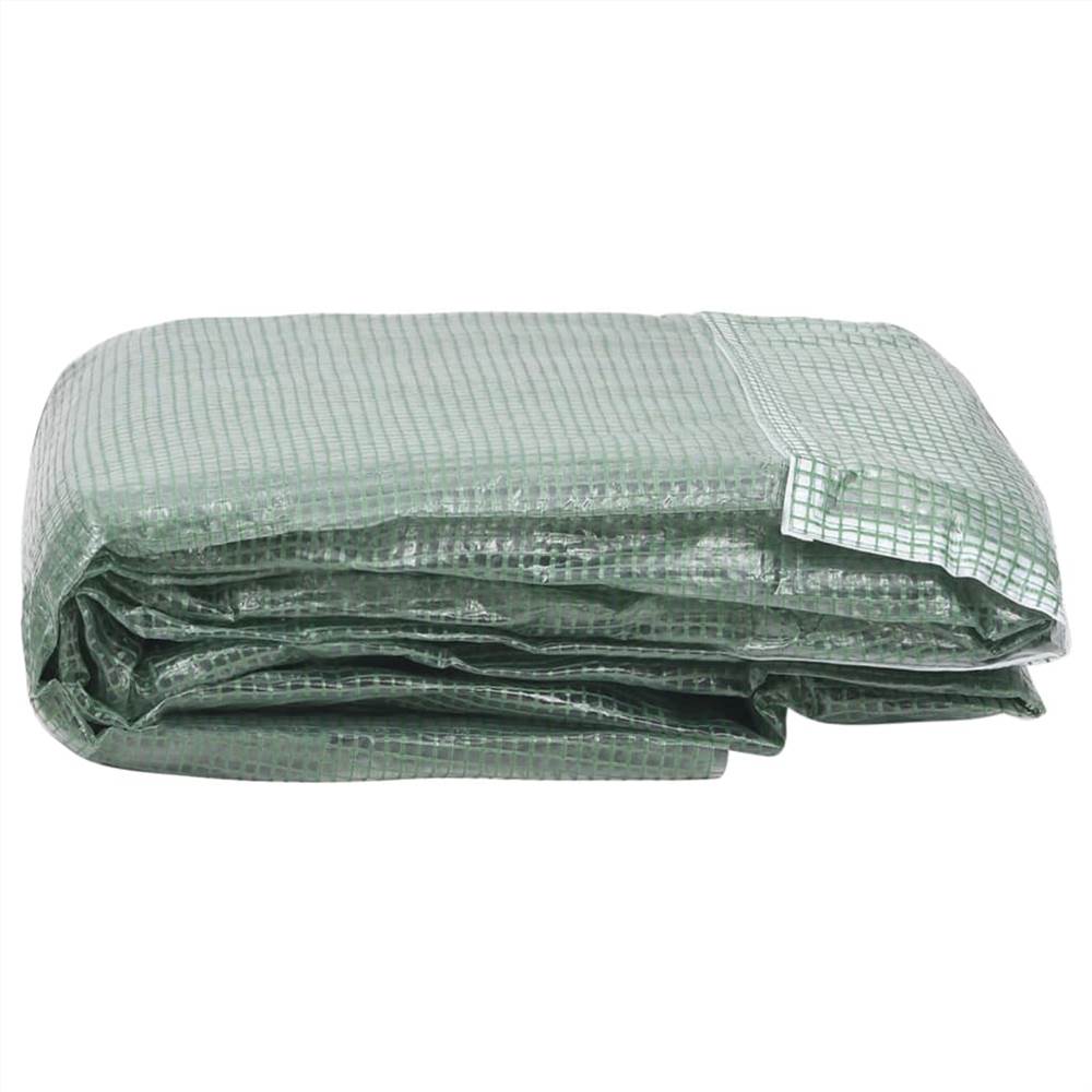 Greenhouse Replacement Cover (36 m²) 300x1200x200 cm Green Greenhouse Replacement Cover (36 M²) 300x1200x200 Cm Green -Room Greenhouse Replacement Cover 36 m 300x1200x200 cm Green 472429 2