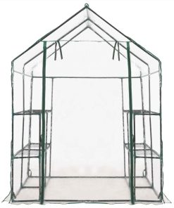Greenhouse With 8 Shelves 143x143x195 Cm -Room Greenhouse with 8 Shelves 143x143x195 cm 440050 3