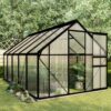 Greenhouse With Base Frame Anthracite Aluminium 5.89 M² 2 Greenhouse With Base Frame Anthracite Aluminium 5.89 M² -Room Greenhouse with Base Frame Anthracite Aluminium 5 89 m 433630 0