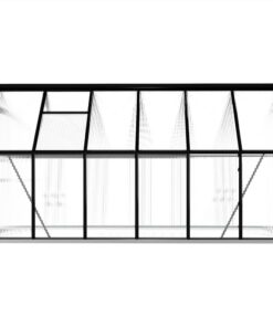 Greenhouse With Base Frame Anthracite Aluminium 7.03 M² -Room Greenhouse with Base Frame Anthracite Aluminium 7 03 m 447164 4