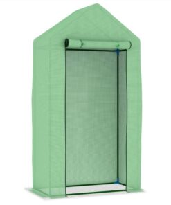 Greenhouse With Steel Frame 100 X 50 X 190 Cm 6 Greenhouse With Steel Frame 100 X 50 X 190 Cm -Room Greenhouse with Steel Frame 0 5 m 1x0 5x1 9 m 451338 4