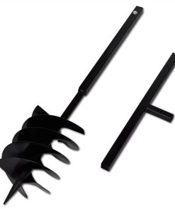 Ground Drill With Handle 200 Mm With Extension Tube 5 M Steel -Room Ground Drill with Handle 200 mm with Extension Tube 5 m Steel 451000 2