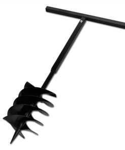 Ground Drill With Handle 200 Mm With Extension Tube 5 M Steel -Room Ground Drill with Handle 200 mm with Extension Tube 5 m Steel 451000 4