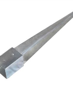 Ground Spikes 2 Pcs Silver 10x10x76 Cm Galvanised Steel -Room Ground Spikes 2 pcs Silver 10x10x76 cm Galvanised Steel 436516 3
